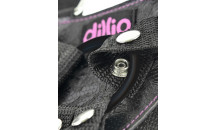DILLIO - Strap-on Suspender Harness - 6" - Sort/Pink