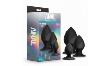 Anal Adventures Platinum - Butt Plug Sæt - 3 Stk