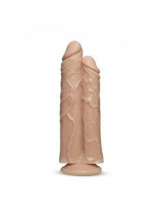 Dr. Skin - Double Trouble - Dobbelt Dildo 10,5'' - Vanilla 2
