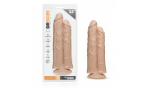 Dr. Skin - Double Trouble - Dobbelt Dildo 10,5'' - Vanilla