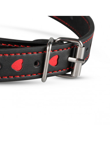 Whipped - Hjerte Gagball - Læder/Silikone