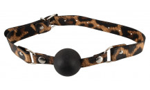 Leopard Frenzy - Silikone Gag Ball - Leopard
