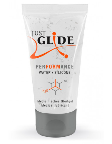 Just Glide Performance - Glidecreme - Water-Silicone - 50 ML
