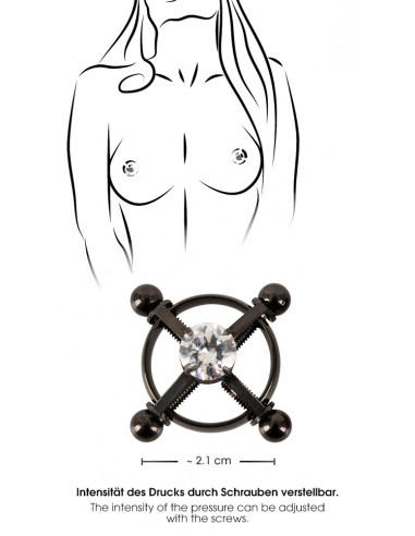 Bad Kitty - Nipple Jewellery - Sort