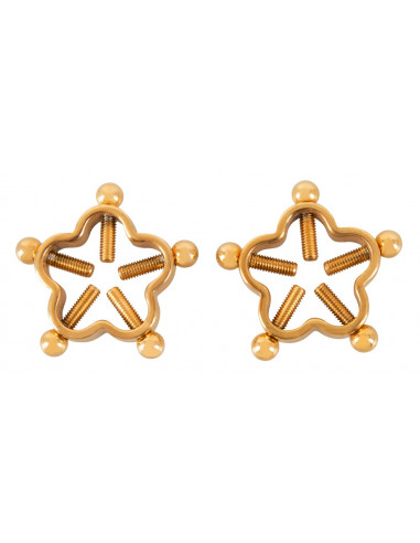 Bad Kitty - Nipple Golden Flower - Guld