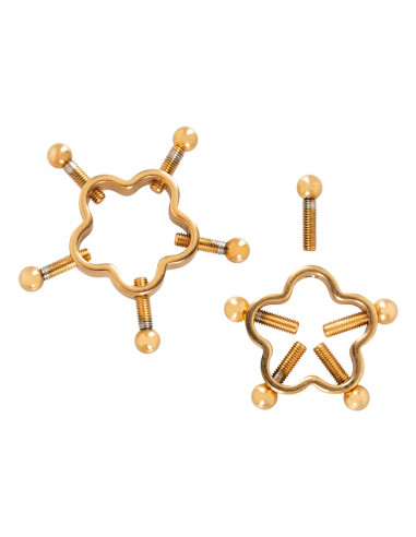 Bad Kitty - Nipple Golden Flower - Guld