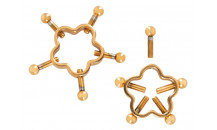 Bad Kitty - Nipple Golden Flower - Guld