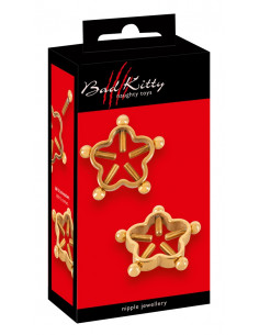 Bad Kitty - Nipple Golden Flower - Guld