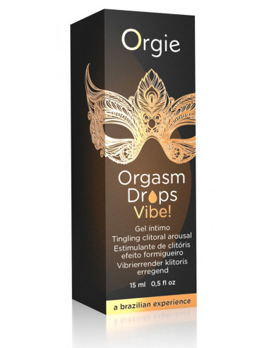 Orgie - Orgasm Drops Vibe  - Orange - 15 ML