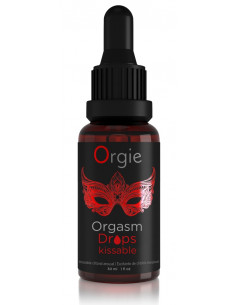 Orgie - Orgasm Drops Kissable - Rød - 30 ML 2