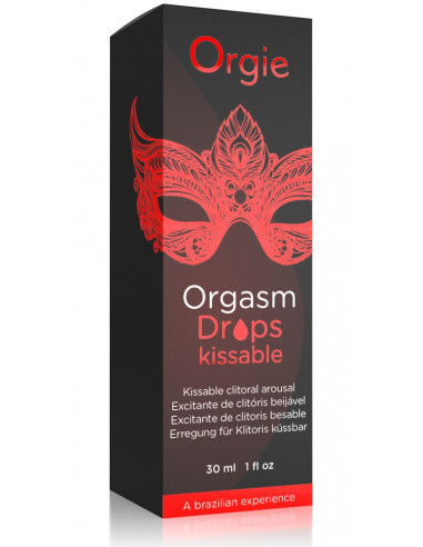 Orgie - Orgasm Drops Kissable - Rød - 30 ML
