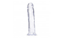 B Yours Plus - Thrill 'n Drill Dildo - Gennemsigtig