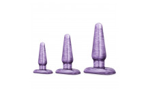 B Yours - Anal Plug Set - Purple Swirl