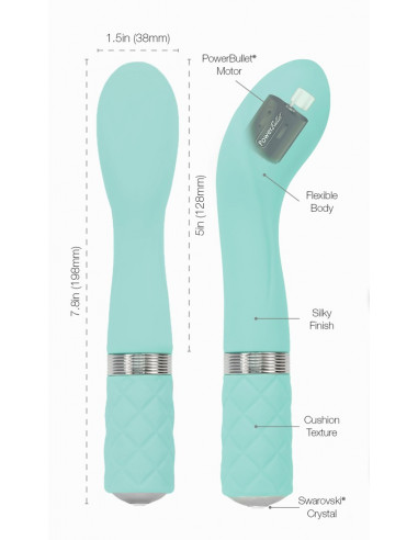 Talk - Sassy - Luksuriøs G-Spot Massager - Turkis