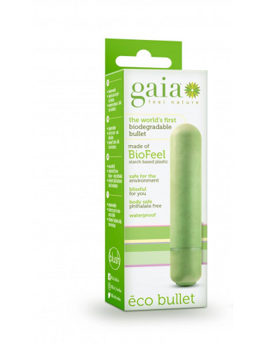 Gaia Eco - Bullet Vibrator - Grøn