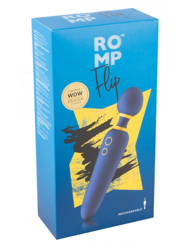 ROMP - Flip - Wand Vibrator - Blå