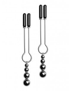 Master Series - Adorn Triple Bead Nipple Clamp Set - 60 Gram 2