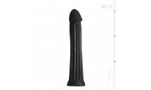 All Black - XXL Dildo - 31.50 Cm - Sort