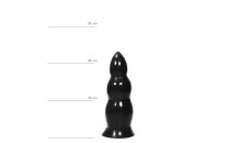 All Black - XXL Dildo - 23 Cm - Sort