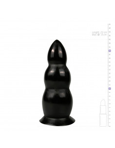 All Black - XXL Dildo - 23 Cm - Sort