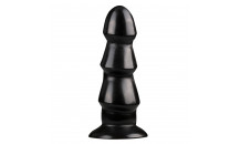 All Black - XXL Dildo - Anal Dildo - 17 Cm - Sort