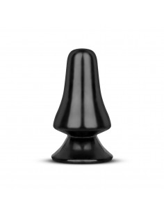 All Black - XXL Dildo - Butt Plug  - 13 Cm - Sort