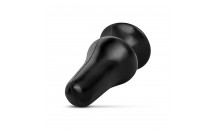 All Black - XXL Dildo - Butt Plug  - 13 Cm - Sort