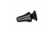 All Black - XXL Dildo - Butt Plug  - 13 Cm - Sort