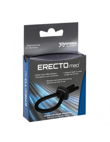 ERECTOmed - Justerbar Penis Ring - Sort