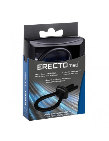 ERECTOmed - Justerbar Penis Ring - Sort