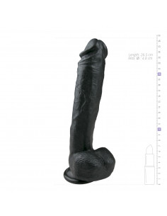 Realistic Dildo - Sort - 26.50 CM 2
