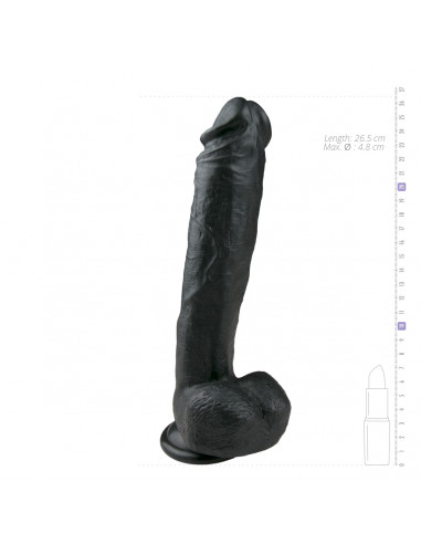 Realistic Dildo - Sort - 26.50 CM