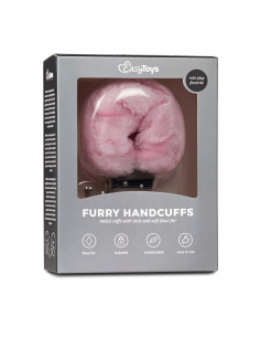 Furry - Plys Håndjern - Lyserød