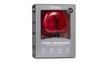 Furry - Plys Håndjern - Rød