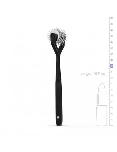 Pinwheel - 5 x Nåle Hjul Med Pikke - Sort