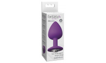 Fantasy For Her - Lilla - Butt Plug Med Sten - Large