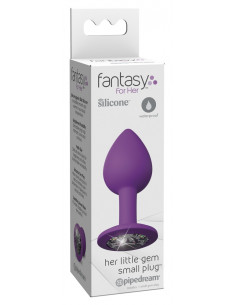 Fantasy For Her - Lilla - Butt Plug Med Sten - Small