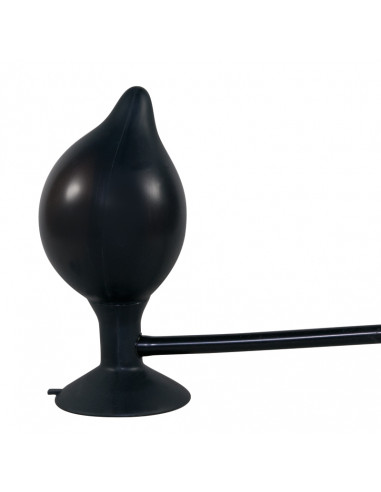True Black inflatable Analplug