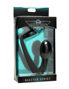 Prostatic Play Explorer Silicone Cock Ring and Prostate Plug