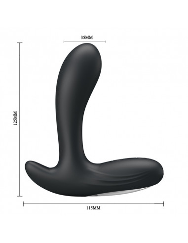 Pretty Love - Backie Vibrerende Butt Plug - Sort