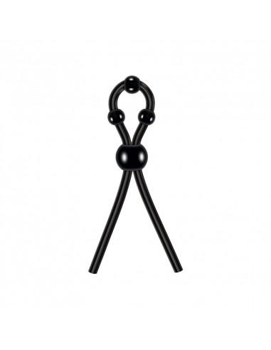 Evolved - Ultimate Silikone Lasso Cockring - Sort