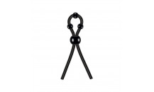 Evolved - Ultimate Silikone Lasso Cockring - Sort