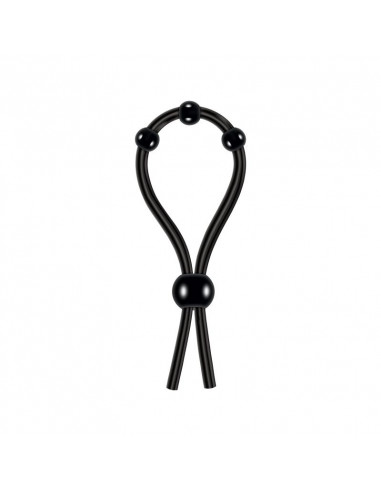 Evolved - Ultimate Silikone Lasso Cockring - Sort