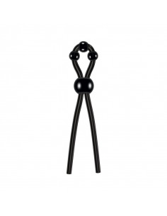 Evolved - Ultimate Silikone Lasso Cockring - Sort