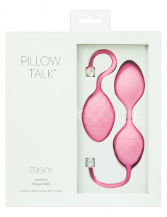 Pillow Talk - Frisky - Luksus Bækkenbunds Kugler - Lyserød