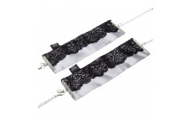 Fifty Shades Of Grey - Spil Nice Satin & Lace håndledsmanchetter