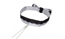 Fifty Shades Of Grey - Play Nice Satin Halsbånd & Nippel Klemmer