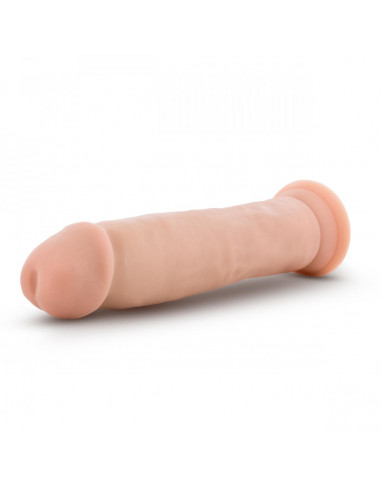 Dr. Skin -  Dildo Med Sugekop 9,5" - Vanilla