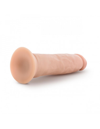 Dr. Skin -  Dildo Med Sugekop 9,5" - Vanilla