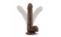 Dr. Skin - Realistisk dildo med sugekop 7,75'' - Chokolade